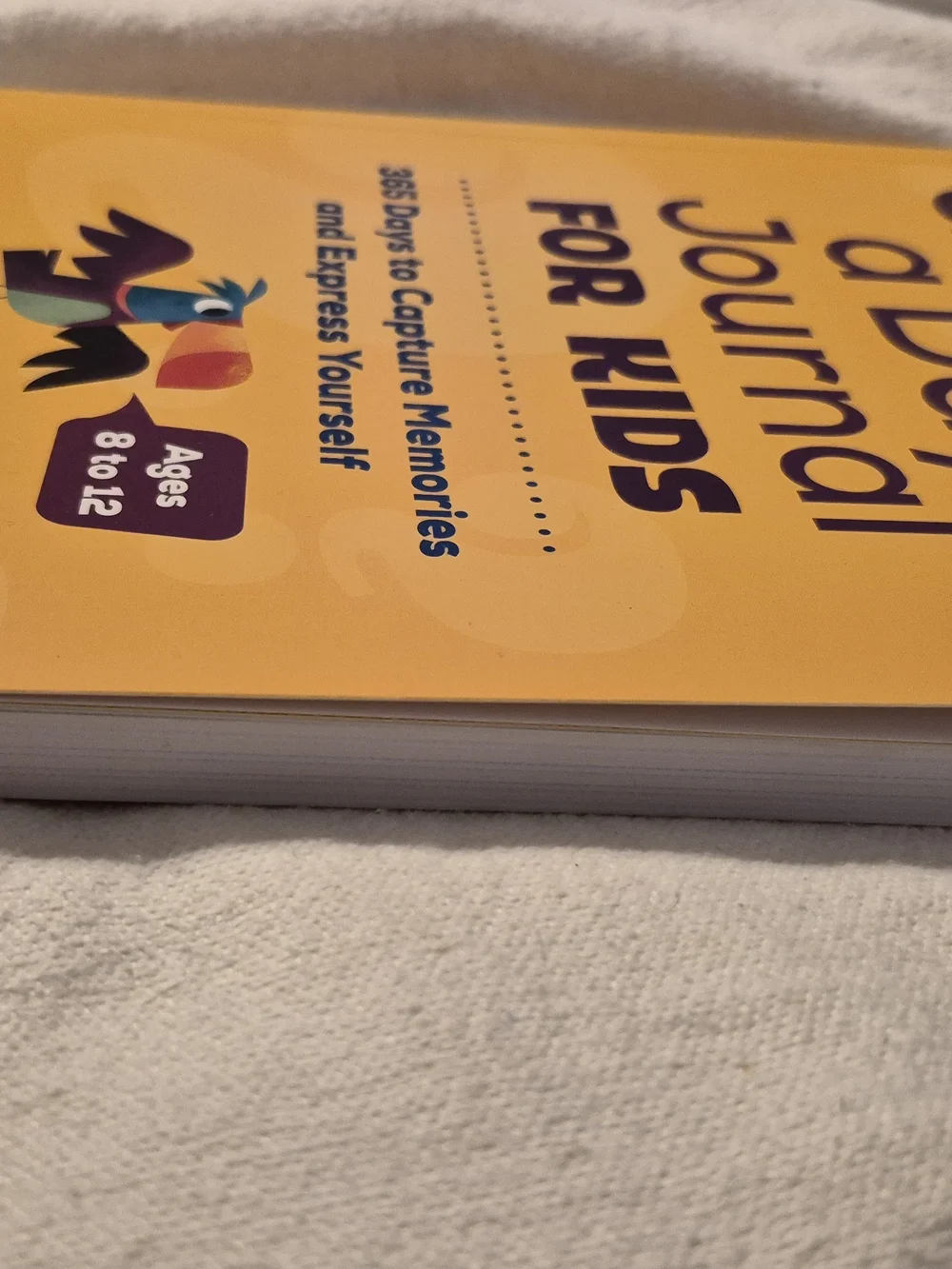 Question a Day Journal for Kids — Yellow Daily Prompt Book